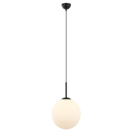 ITALUX - Lampadario a sospensione con filo DEORE 1xE27/40W/230V diametro 30 cm nero