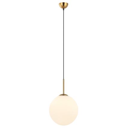 ITALUX - Lampadario a sospensione con filo DEORE 1xE27/40W/230V diametro 30 cm bronzo