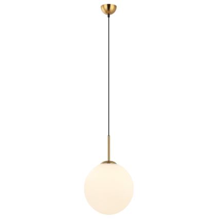 ITALUX - Lampadario a sospensione con filo DEORE 1xE27/40W/230V diametro 30 cm bronzo