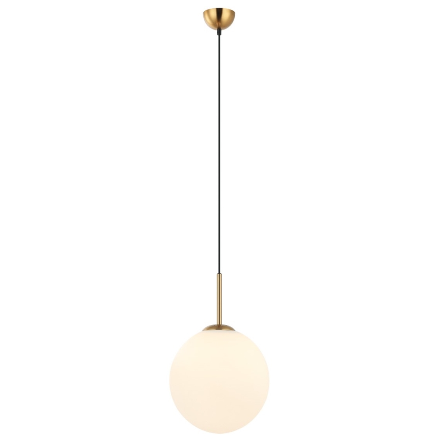 ITALUX - Lampadario a sospensione con filo DEORE 1xE27/40W/230V diametro 30 cm bronzo