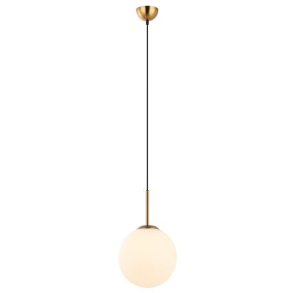 ITALUX - Lampadario a sospensione con filo DEORE 1xE27/40W/230V diametro 25 cm bronzo