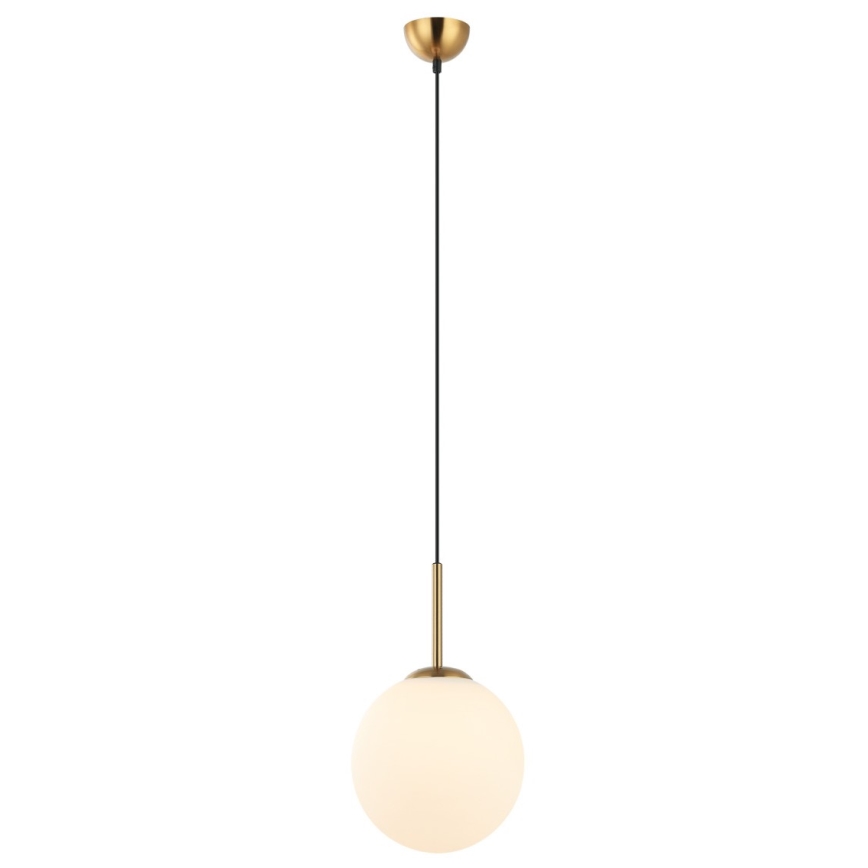 ITALUX - Lampadario a sospensione con filo DEORE 1xE27/40W/230V diametro 25 cm bronzo
