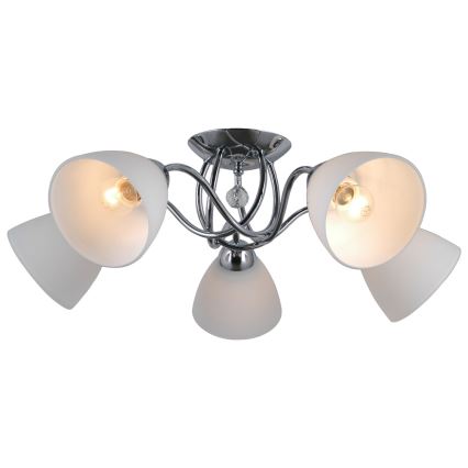 ITALUX - Lampadario a plafone LUGANO 5xE27/40W/230V