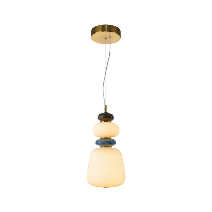 ITALUX - Lampadario LED a sospensione con cavo EVANS LED/12W/230V 3000K dorato/bianco