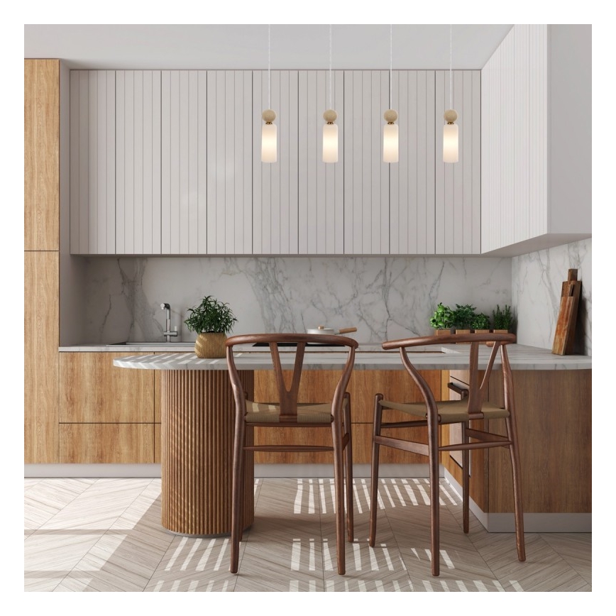 ITALUX - Lampadario a sospensione SANTOS su cavo 4xG9/40W/230V, finitura oro