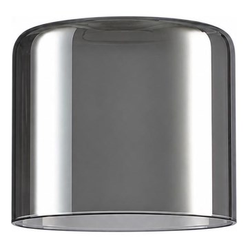 ITALUX - Vetro di ricambio per lampadario SANTIA E27 Ø 12 cm, nero fumé