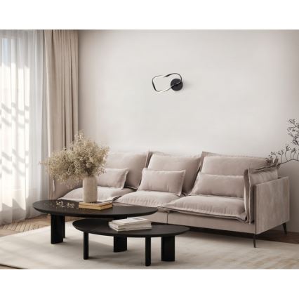 ITALUX - Lampada da parete LED AMAYA LED/20W/230V nera