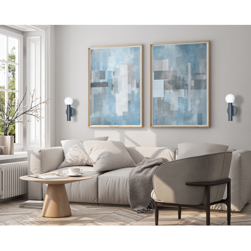 ITALUX - Lampada da parete FILANO 1xG9/5W/230V nera