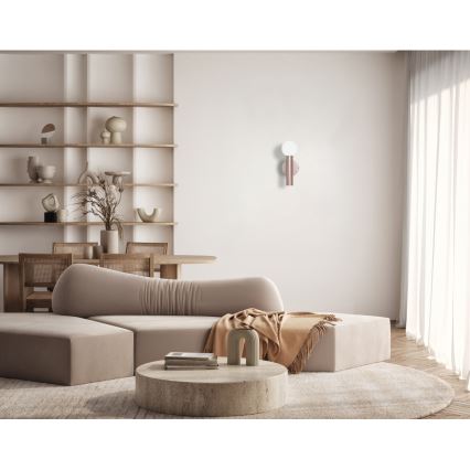 ITALUX - Lampada da parete FILANO 1xG9/5W/230V oro rosa