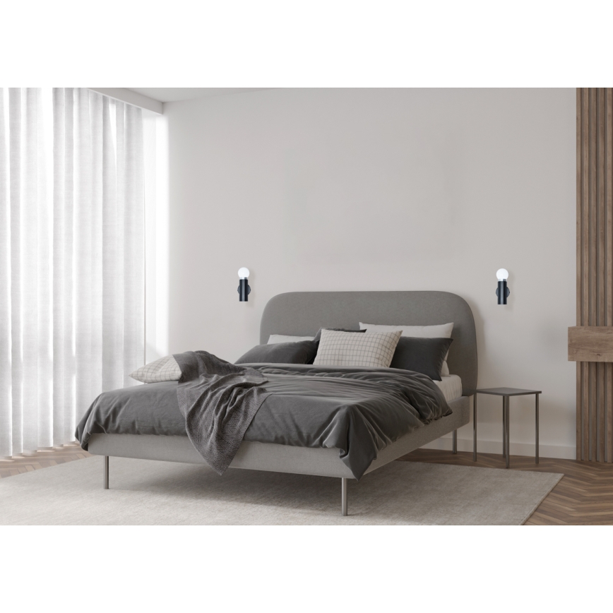 ITALUX - Lampada da parete MACERA 1xE27/40W/230V nera