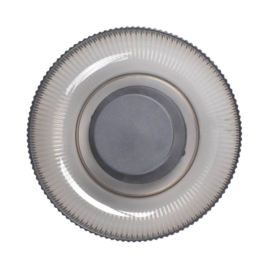 ITALUX - Plafoniera LED PASSO LED/8W/230V 3000K Ø 25 cm nero fumé