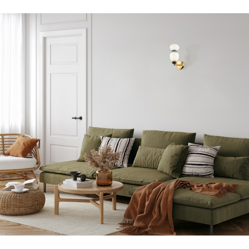 ITALUX - Lampada da parete LED EVANS LED/12W/230V 3000K dorata