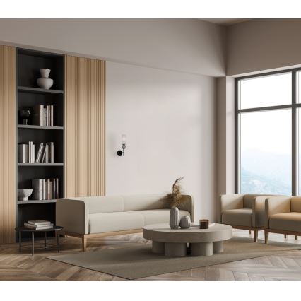 ITALUX - Applique SANTOS 1xG9/40W/230V nera
