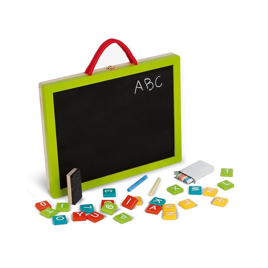Janod - Astuccio con lavagna magnetica 4in1