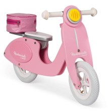 Janod - Bicicletta a spinta per bambini VESPA rosa