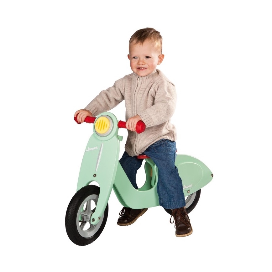 Janod - Bicicletta a spinta per bambini VESPA verde