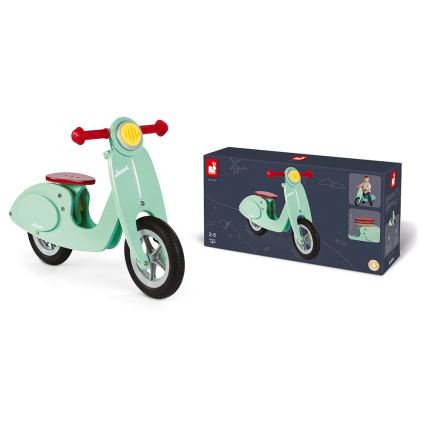 Janod - Bicicletta a spinta per bambini VESPA verde