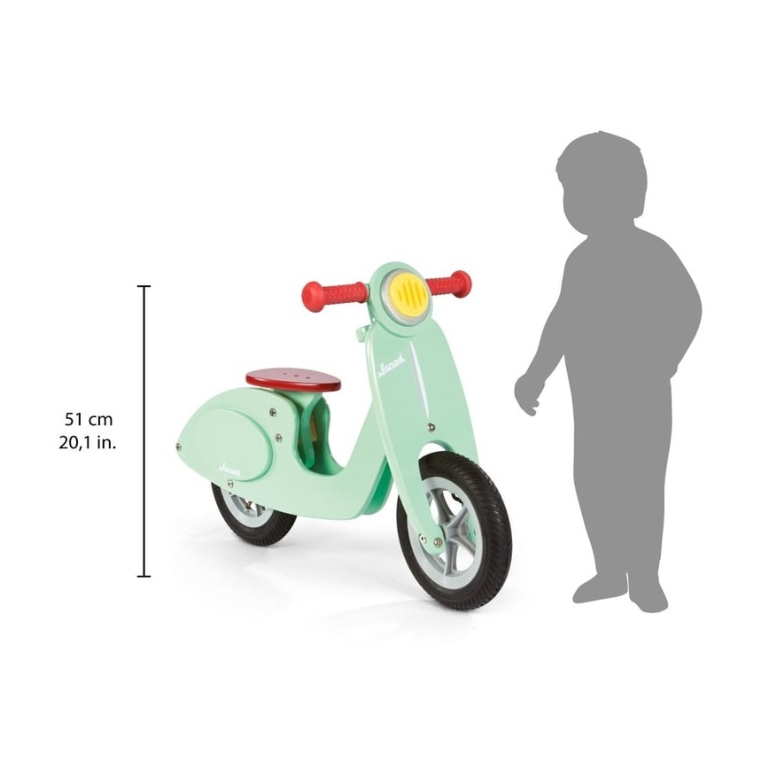 Janod - Bicicletta a spinta per bambini VESPA verde