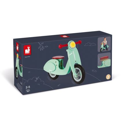 Janod - Bicicletta a spinta per bambini VESPA verde