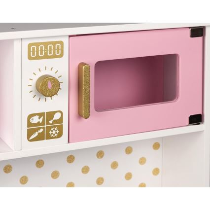 Janod - Cucina in legno con piano cottura a LED CANDY CHIC