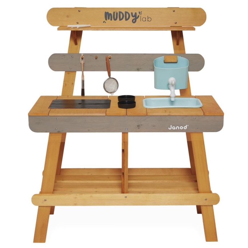 Janod - Cucina in legno per esterni MUDDY LAB