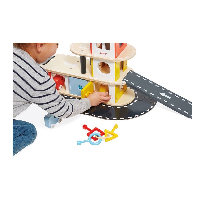 Janod - Garage in legno BOLID