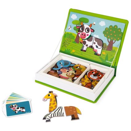 Janod - Gioco magnetico interattivo MAGNETIBOOK animali