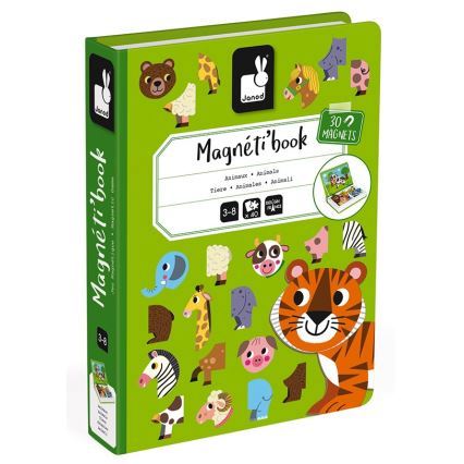 Janod - Gioco magnetico interattivo MAGNETIBOOK animali