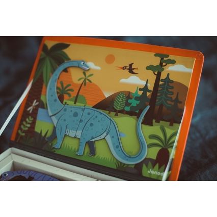 Janod - MAGNETIBOOK dinosauri gioco magnetico interattivo