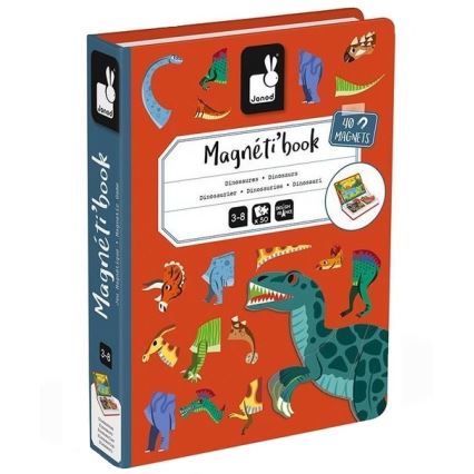 Janod - MAGNETIBOOK dinosauri gioco magnetico interattivo