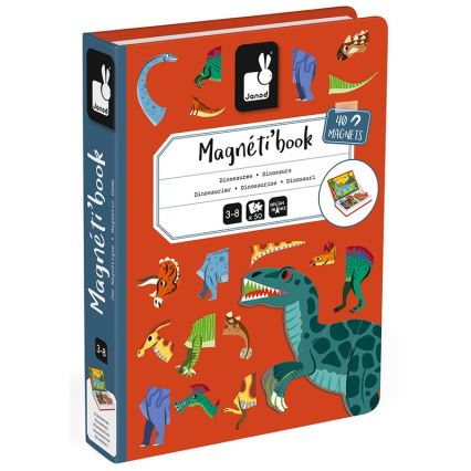 Janod - MAGNETIBOOK dinosauri gioco magnetico interattivo