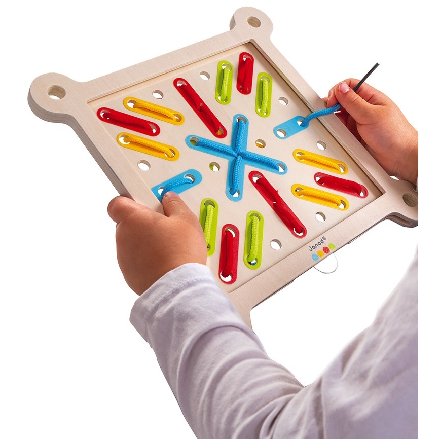 Janod - Mosaico interattivo in legno MONTESSORI