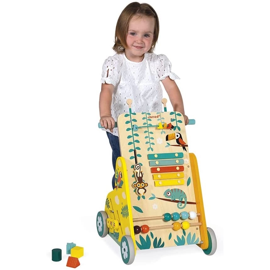 Janod - Passeggino con attività TROPIK