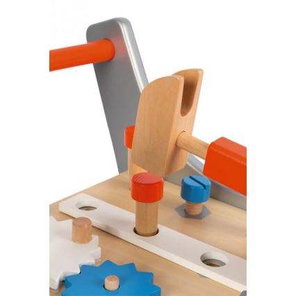 Janod - Passeggino in legno con attrezzi BRICOKIDS