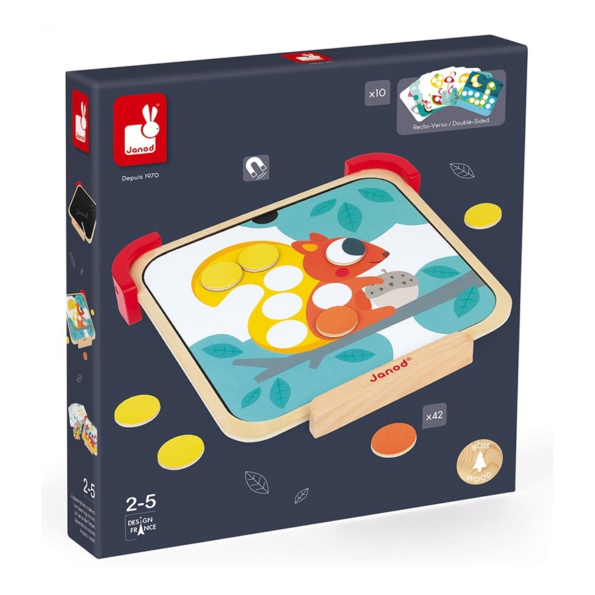 Janod - Puzzle magnetico LEARNING TOYS