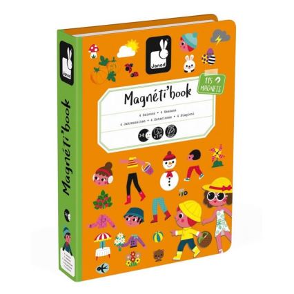 Janod - Set magnetico interattivo MAGNETIBOOK stagioni