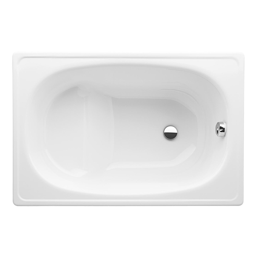 JIKA H2340000000001 - Vasca da bagno con seduta RIGA 105x70 acciaio/bianco