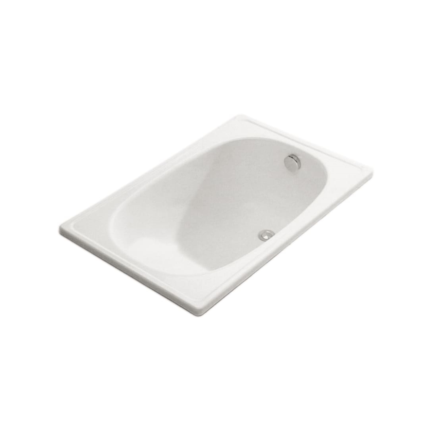 JIKA H2340000000001 - Vasca da bagno con seduta RIGA 105x70 acciaio/bianco