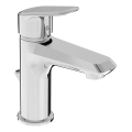 JIKA H3112E10041111 - Rubinetto per lavabo con scarico senza troppopieno TALAS 17,4 cm cromo lucido