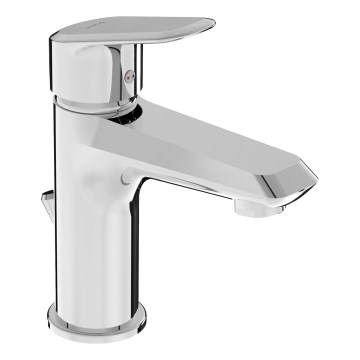 JIKA H3112E10041111 - Rubinetto per lavabo con scarico senza troppopieno TALAS 17,4 cm cromo lucido