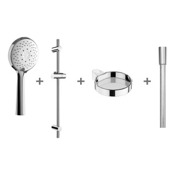 JIKA H3651X00044721 - Set doccia CUBITO cromo lucido