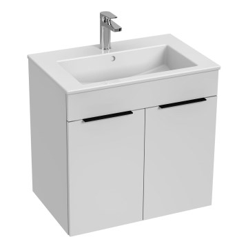 JIKA H4536011763001 - Armadietto da bagno con lavandino CUBE 60,7x65 cm bianco