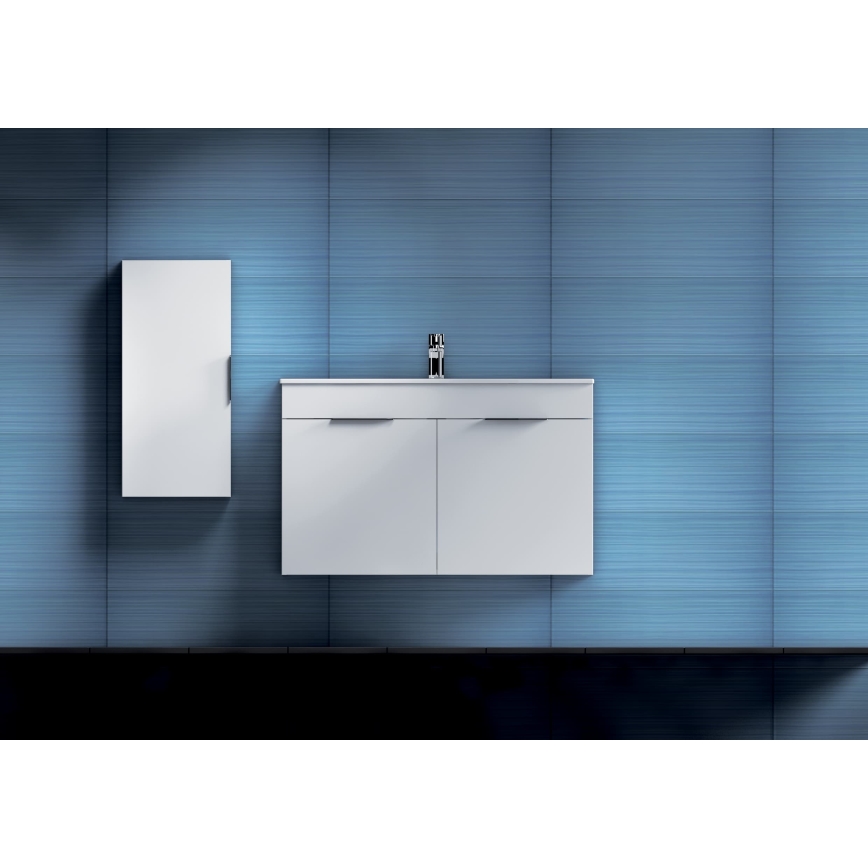 JIKA H4536011763001 - Armadietto da bagno con lavandino CUBE 60,7x65 cm bianco
