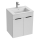 JIKA H4536111763001 - Armadietto da bagno con lavandino CUBE 60,7x55 cm bianco