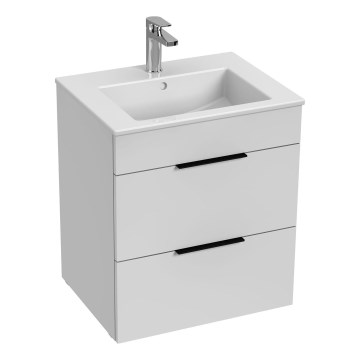 JIKA H4536121763001 - Armadietto da bagno con lavandino CUBE 60,7x55 cm bianco