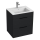 JIKA H4536121763521 - Armadietto da bagno con lavandino CUBE 60,7x55 cm nero