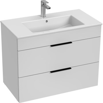 JIKA H4537621763001 - Mobile da bagno con lavabo CUBE 80 cm bianco