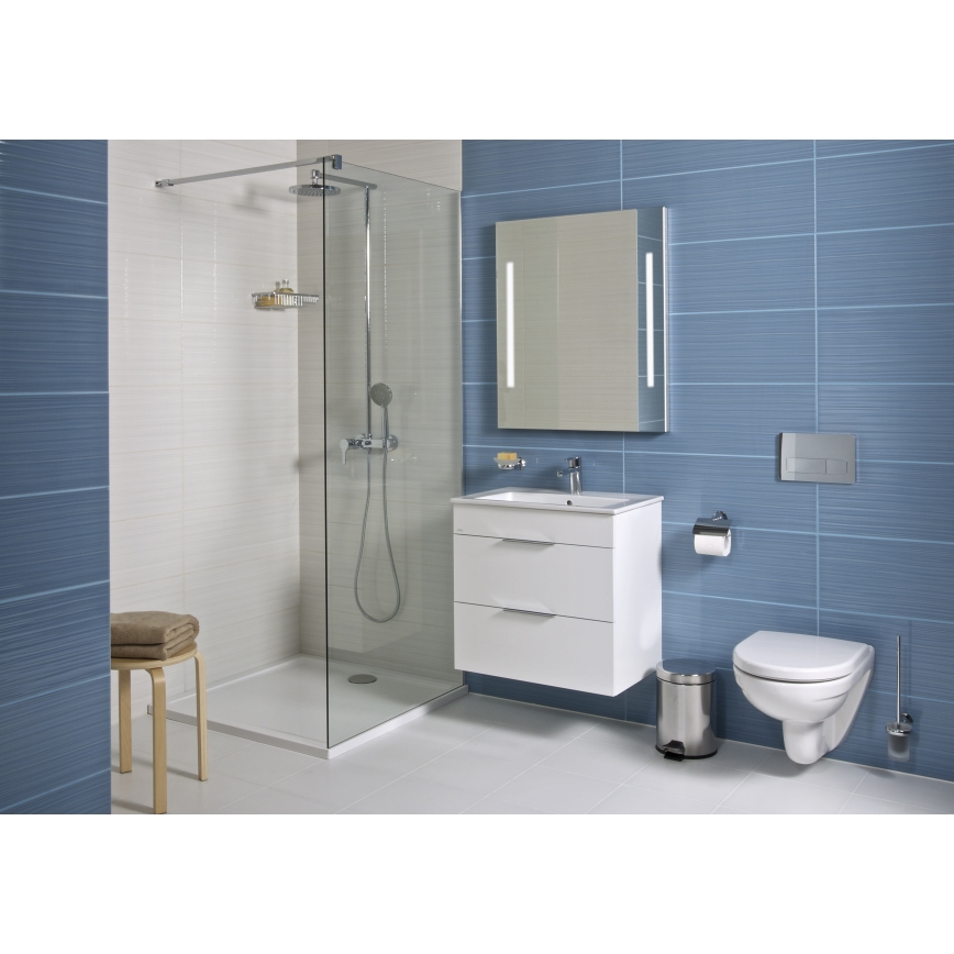 JIKA H4537621763001 - Mobile da bagno con lavabo CUBE 80 cm bianco