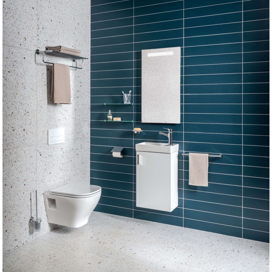 JIKA H45J5111753001 - Armadietto da bagno con lavandino PETIT 58,5x38,6 cm bianco