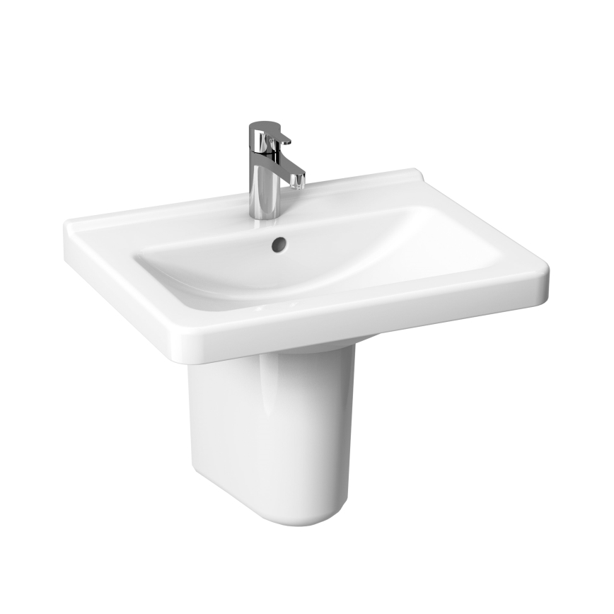 JIKA H8104240001041 -  Lavabo sospeso CUBITO 65x48,5 cm ceramiche/bianco